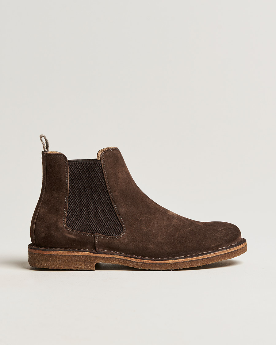 Men | Boots | Astorflex | Bitflex Chelsea Boot Dark Brown Suede