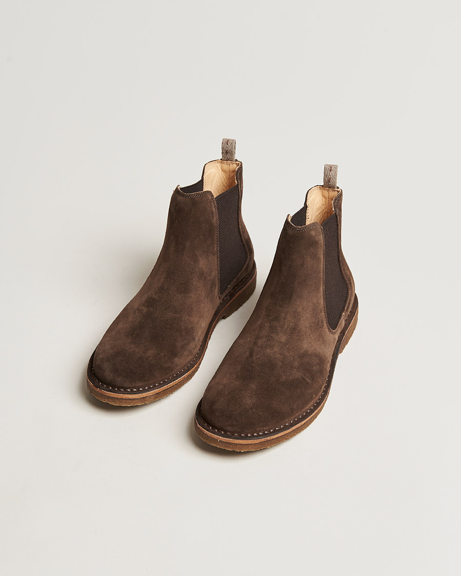 Men | Boots | Astorflex | Bitflex Chelsea Boot Dark Brown Suede
