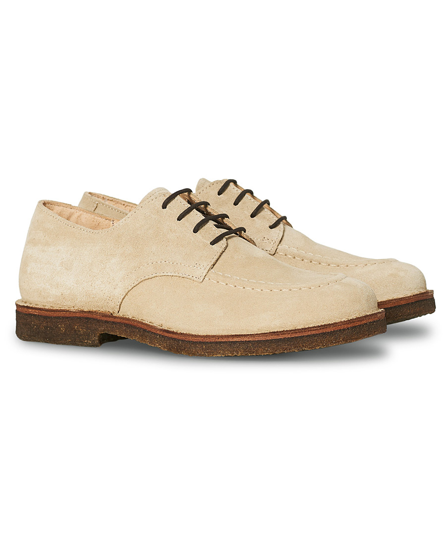 Men | Astorflex Carlflex Moc Toe Derby Sand Suede | Astorflex | Carlflex Moc Toe Derby Sand Suede