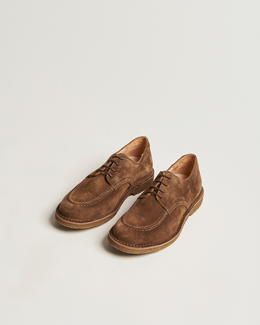 Men | Derby Shoes | Astorflex | Carlflex Derby Dark Khaki Suede