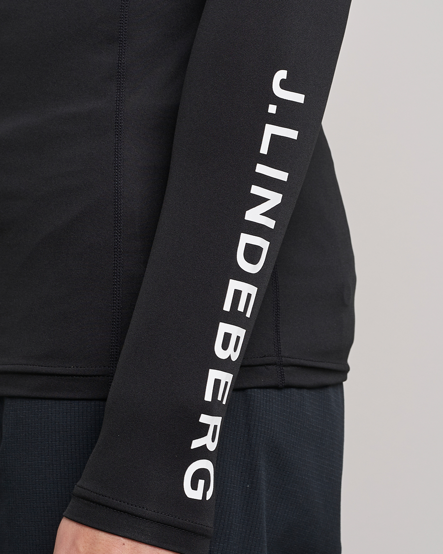 Men | T-Shirts | J.Lindeberg | Aello Soft Compression Tee Black