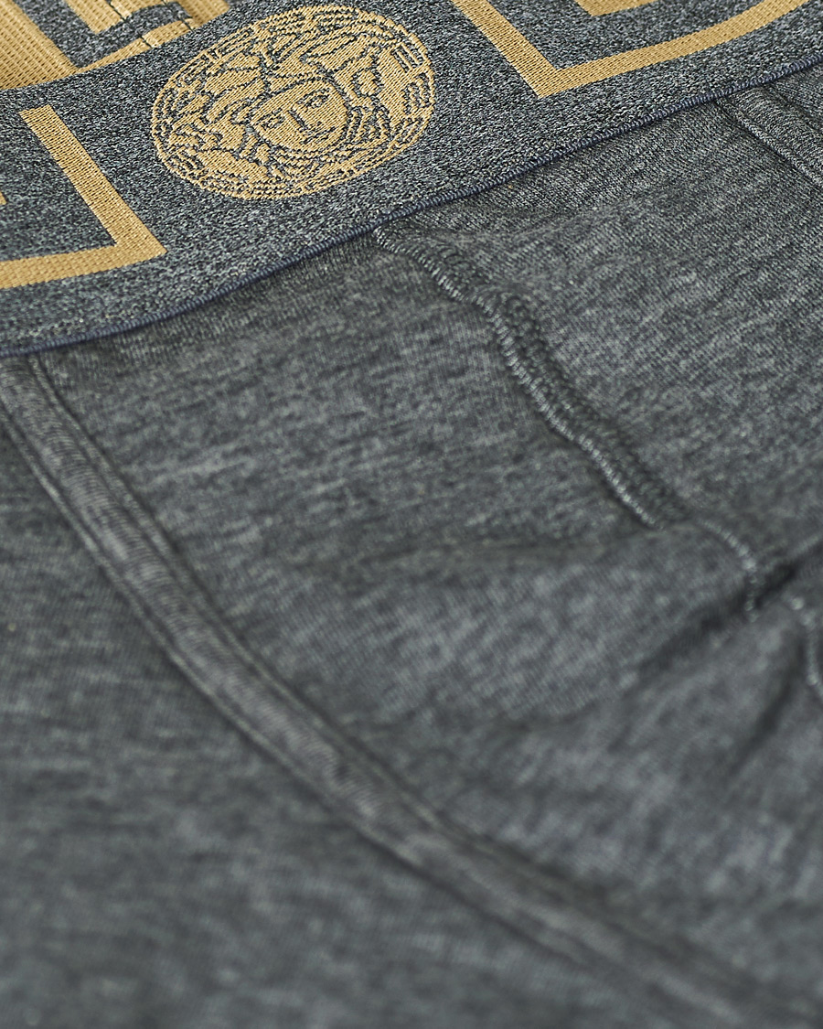 Men | Underwear & Socks | Versace | Greca Boxer Briefs Grey Melange