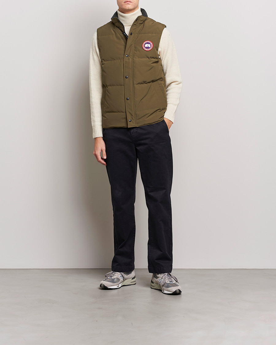 Men | Coats & Jackets | Canada Goose | Garson Vest Military Green