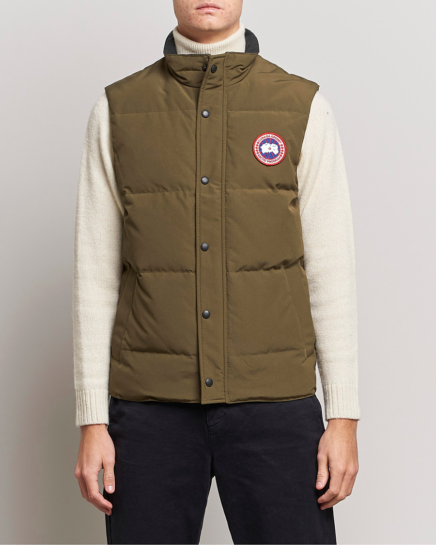Men | Coats & Jackets | Canada Goose | Garson Vest Military Green
