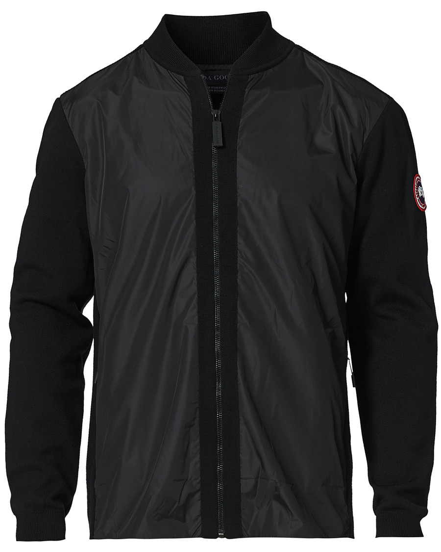 Men | Sweaters & Knitwear | Canada Goose | Windbridge Full Zip Sweater Black