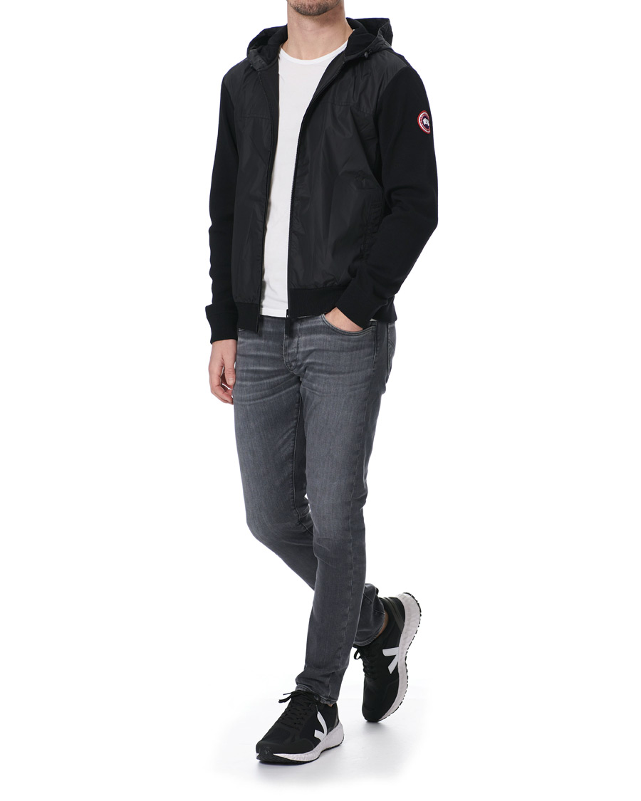Men | Sweaters & Knitwear | Canada Goose | Windbridge Full Zip Hoodie Black