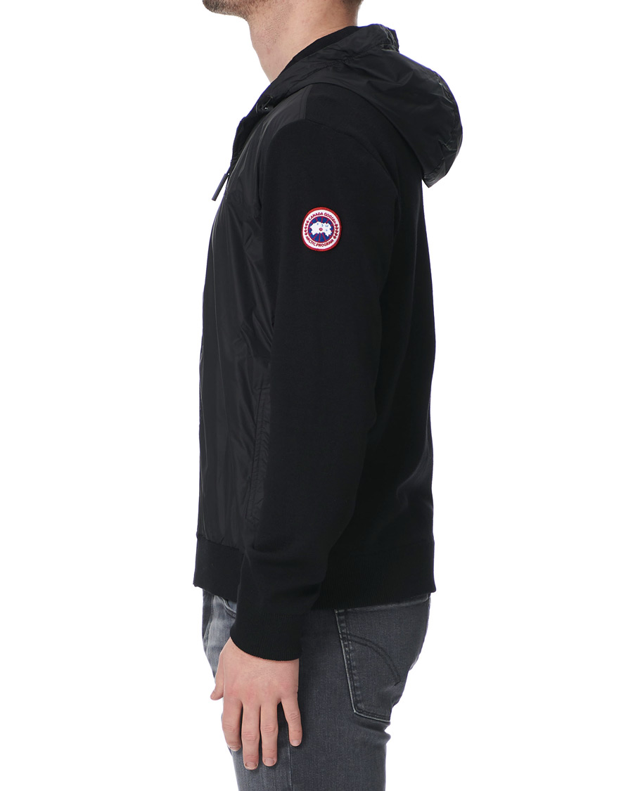 Men | Sweaters & Knitwear | Canada Goose | Windbridge Full Zip Hoodie Black