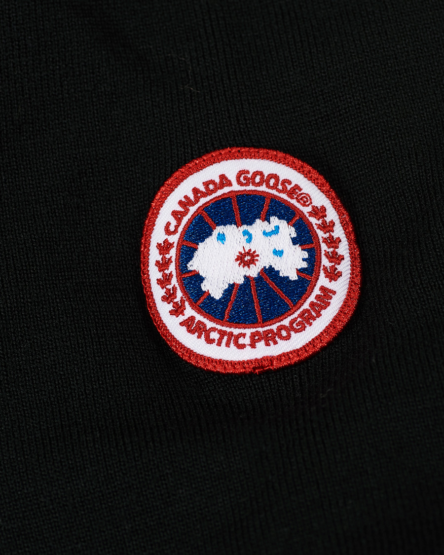Men | Sweaters & Knitwear | Canada Goose | Windbridge Full Zip Hoodie Black