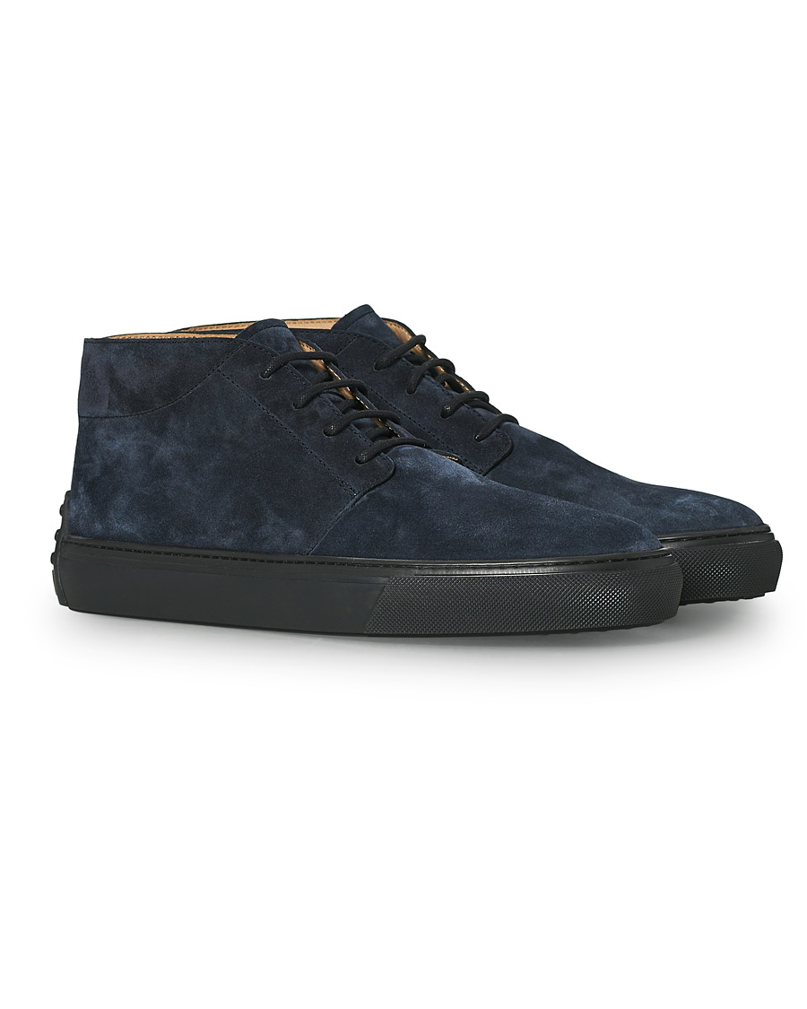 Men | Tod's Casetta Chukka Boots Navy Suede | Tod's | Casetta Chukka Boots Navy Suede