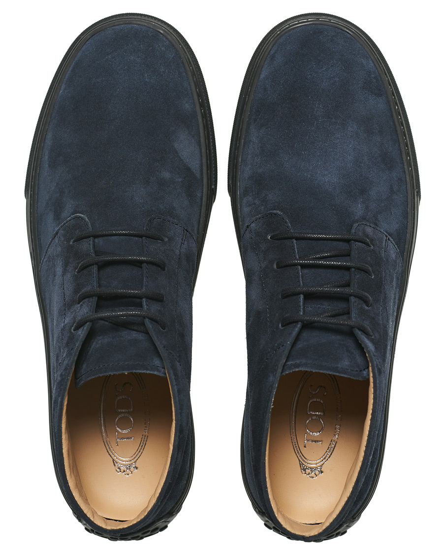 Men | Tod's Casetta Chukka Boots Navy Suede | Tod's | Casetta Chukka Boots Navy Suede