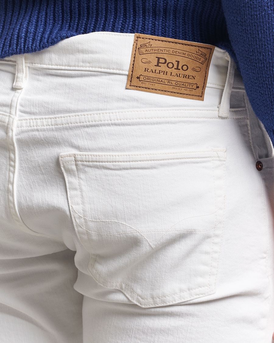 Men | Trousers | Polo Ralph Lauren | Sullivan Slim Fit Stretch Jeans Hudson White