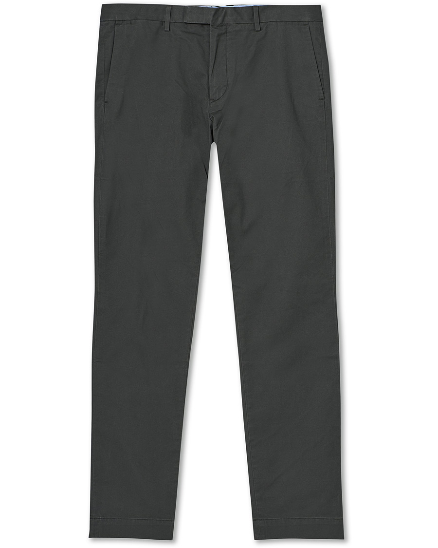 Men | Trousers | Polo Ralph Lauren | Slim Fit Stretch Chinos Black Mask