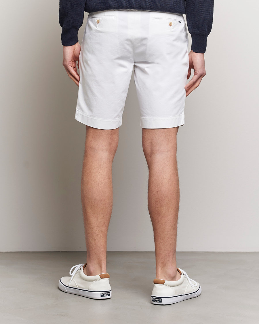 Men | Shorts | Polo Ralph Lauren | Tailored Slim Fit Shorts White