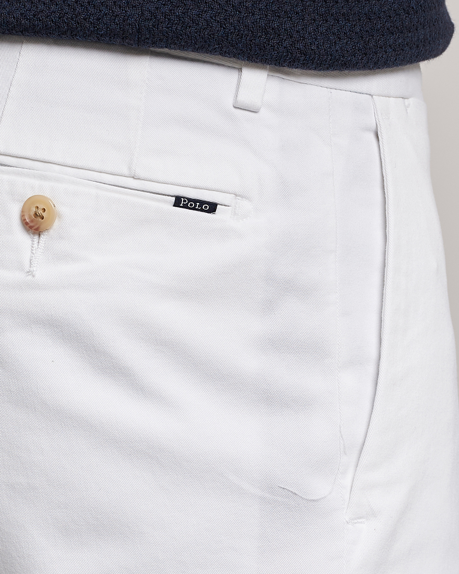 Men | Shorts | Polo Ralph Lauren | Tailored Slim Fit Shorts White