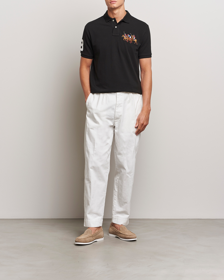 Men | Polo Shirts | Polo Ralph Lauren | Custom Slim Fit Match Club Polo Black