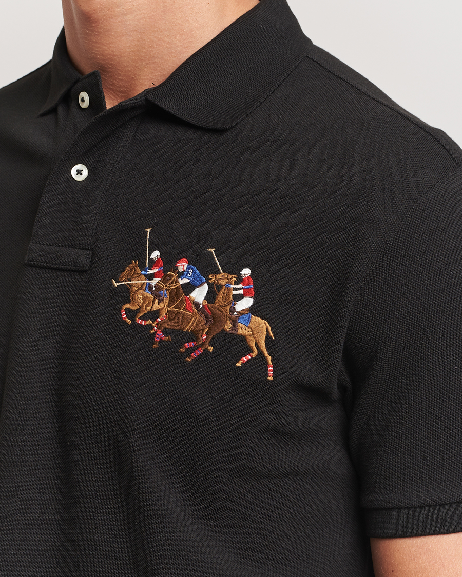 Men | Polo Shirts | Polo Ralph Lauren | Custom Slim Fit Match Club Polo Black