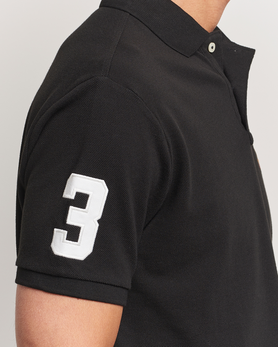 Men | Polo Shirts | Polo Ralph Lauren | Custom Slim Fit Match Club Polo Black