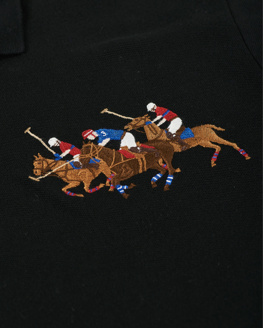 Men | Polo Shirts | Polo Ralph Lauren | Custom Slim Fit Match Club Polo Black