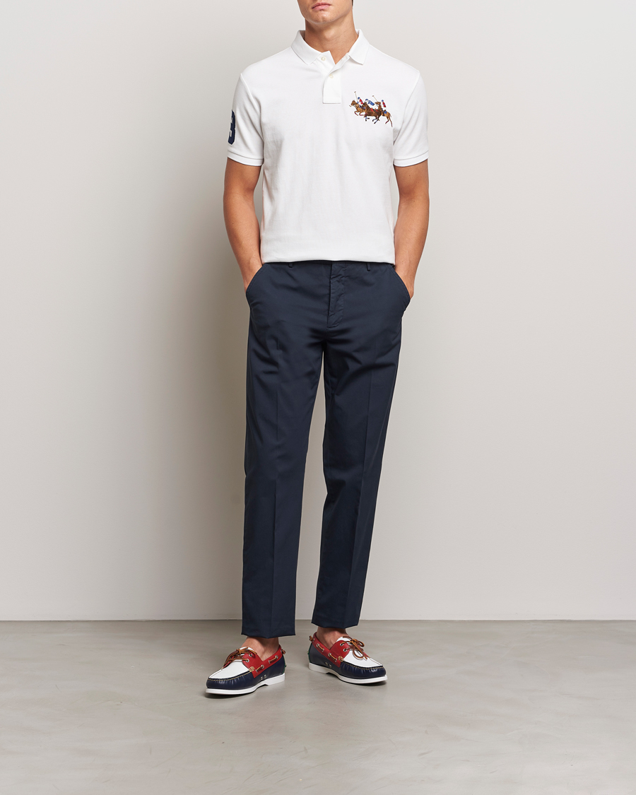 Men | Polo Shirts | Polo Ralph Lauren | Custom Slim Fit Match Club Polo White