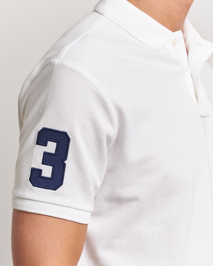 Men | Polo Shirts | Polo Ralph Lauren | Custom Slim Fit Match Club Polo White