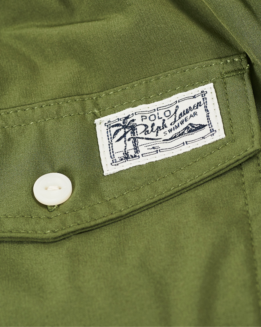 Men | Swimwear | Polo Ralph Lauren | Recyceled Traveler Boxer Swimshorts Supply Olive