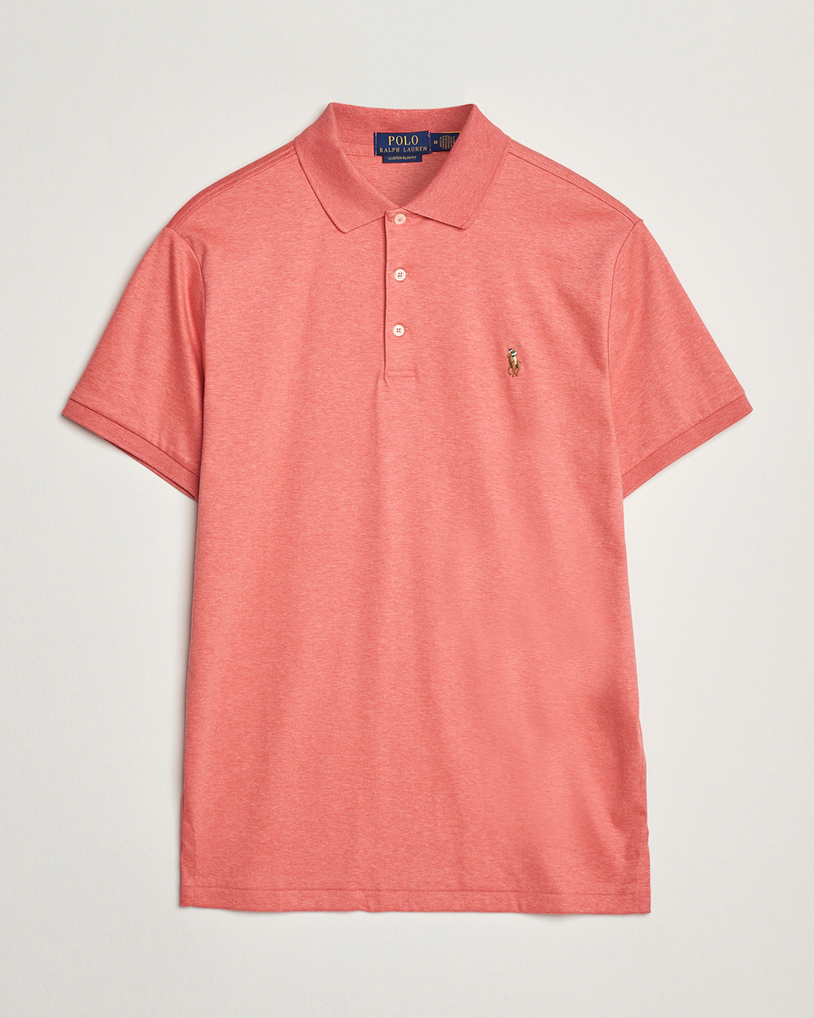 Men | Polo Shirts | Polo Ralph Lauren | Luxury Pima Cotton Polo Highland Rose Heather