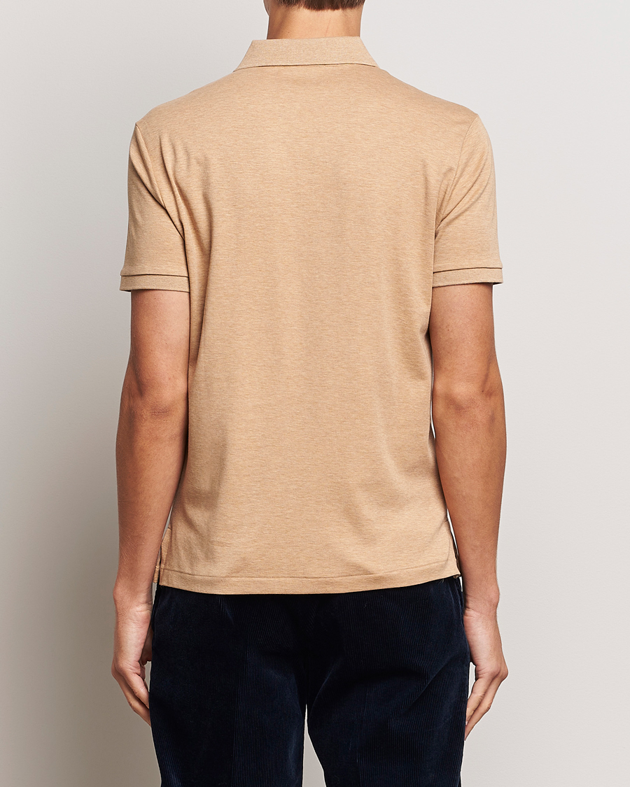 Men | Polo Shirts | Polo Ralph Lauren | Luxury Pima Cotton Polo Classic Camel Heather