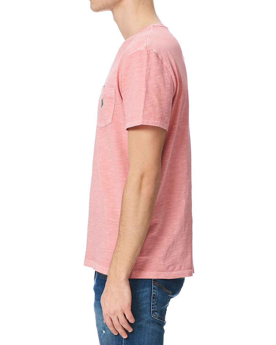 Men | T-Shirts | Polo Ralph Lauren | Washed Crew Neck Pocket Tee Desert Rose