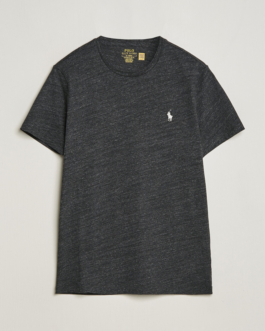 Men | T-Shirts | Polo Ralph Lauren | Crew Neck T-Shirt Black Marl Heather