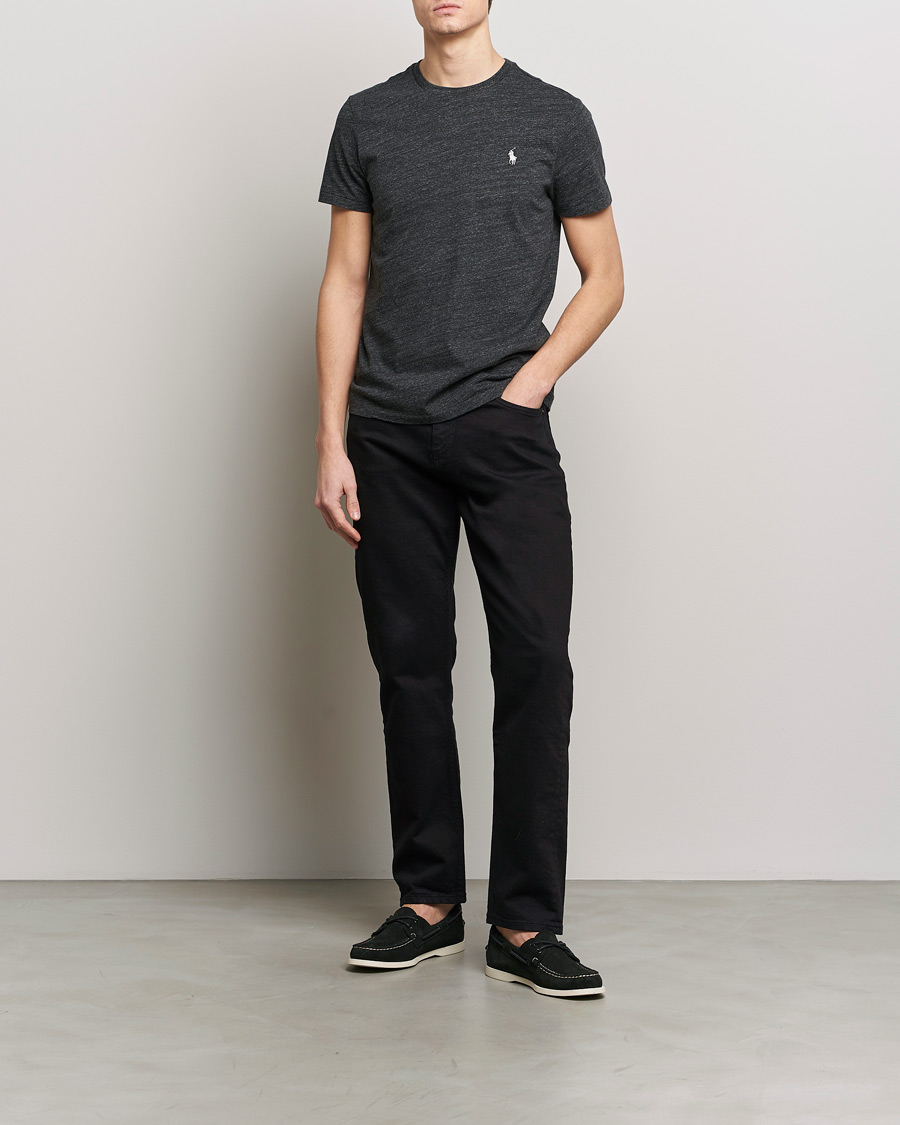 Men | T-Shirts | Polo Ralph Lauren | Crew Neck T-Shirt Black Marl Heather