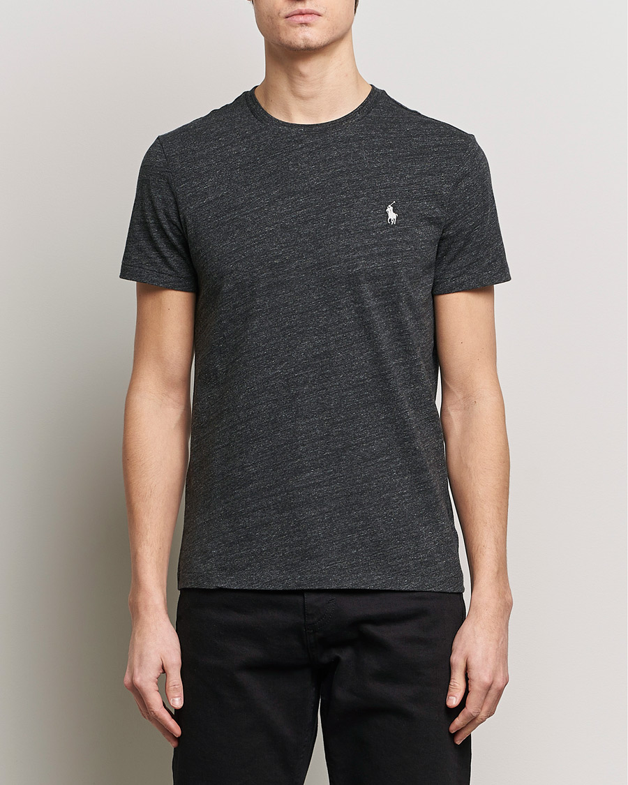 Men | T-Shirts | Polo Ralph Lauren | Crew Neck T-Shirt Black Marl Heather