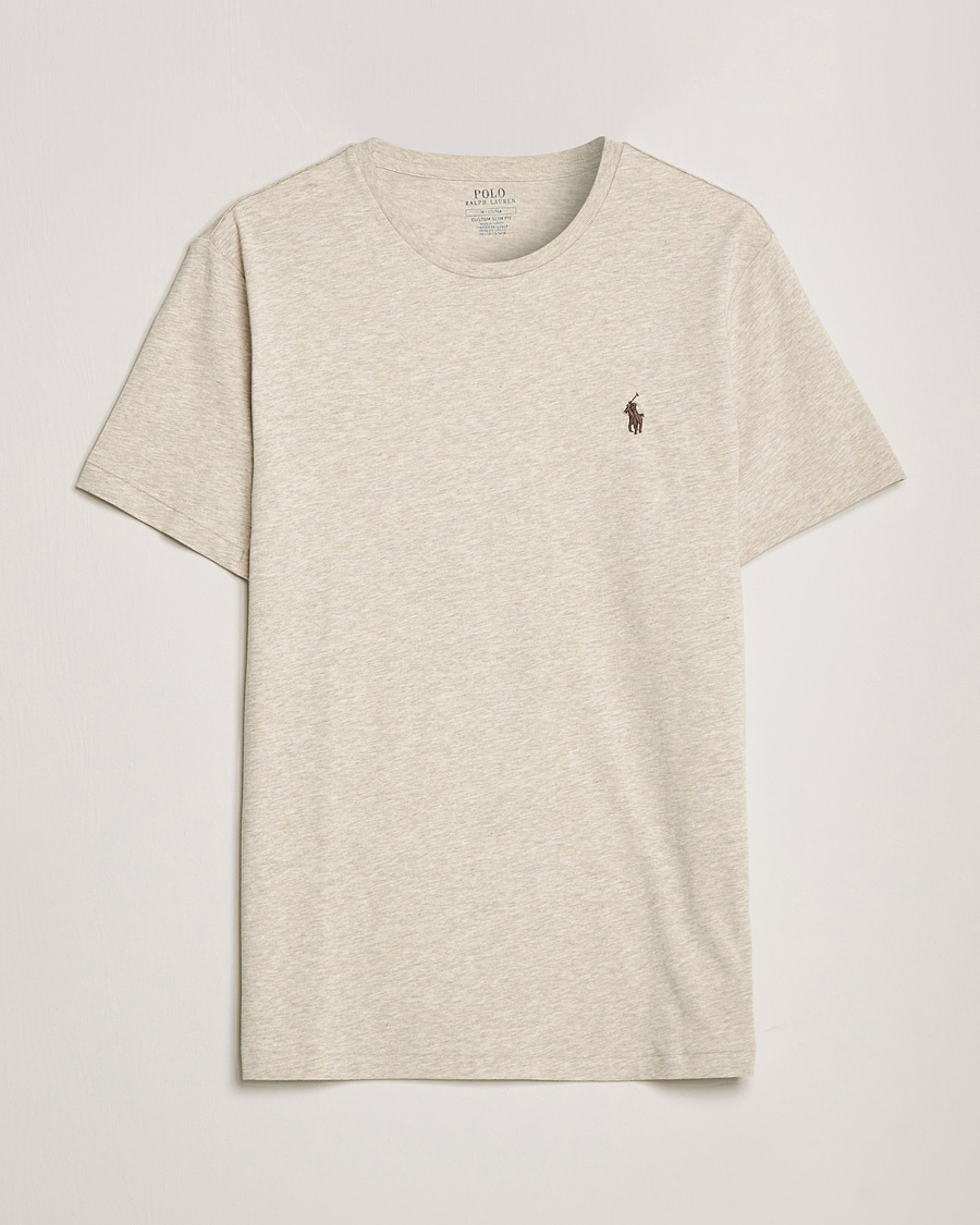 Men | T-Shirts | Polo Ralph Lauren | Crew Neck T-Shirt Expedition Dune Heather