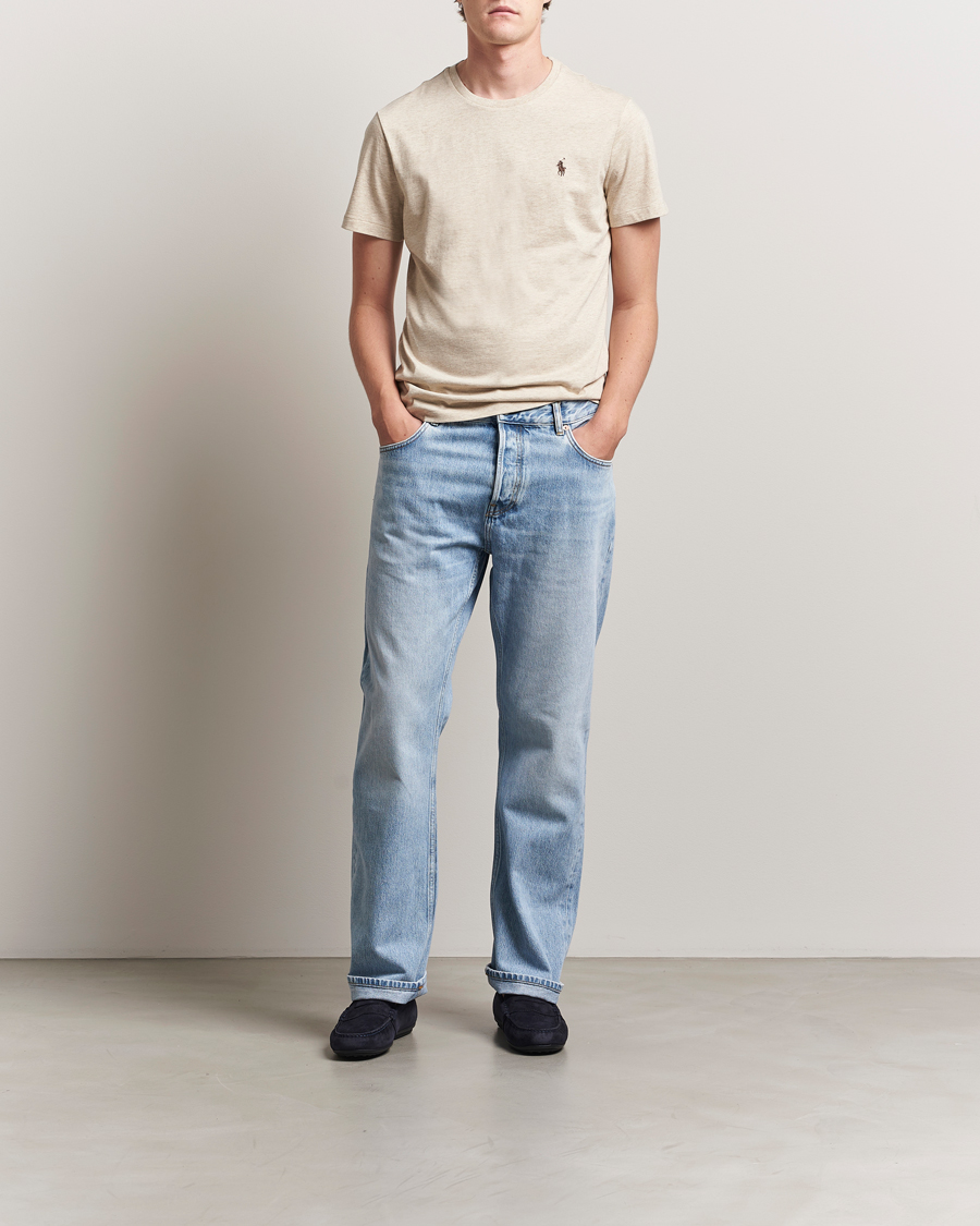 Men | T-Shirts | Polo Ralph Lauren | Crew Neck T-Shirt Expedition Dune Heather