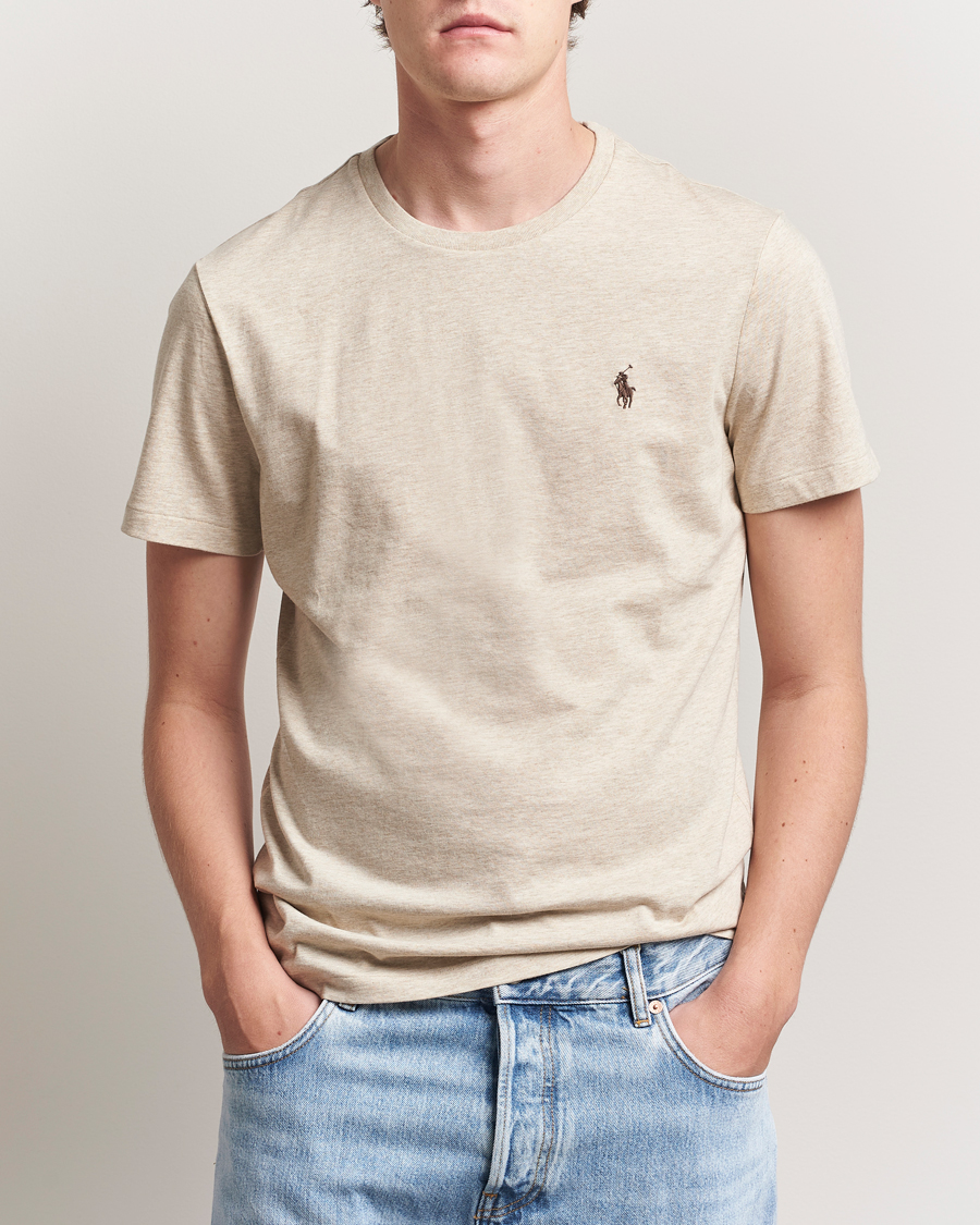 Men | T-Shirts | Polo Ralph Lauren | Crew Neck T-Shirt Expedition Dune Heather