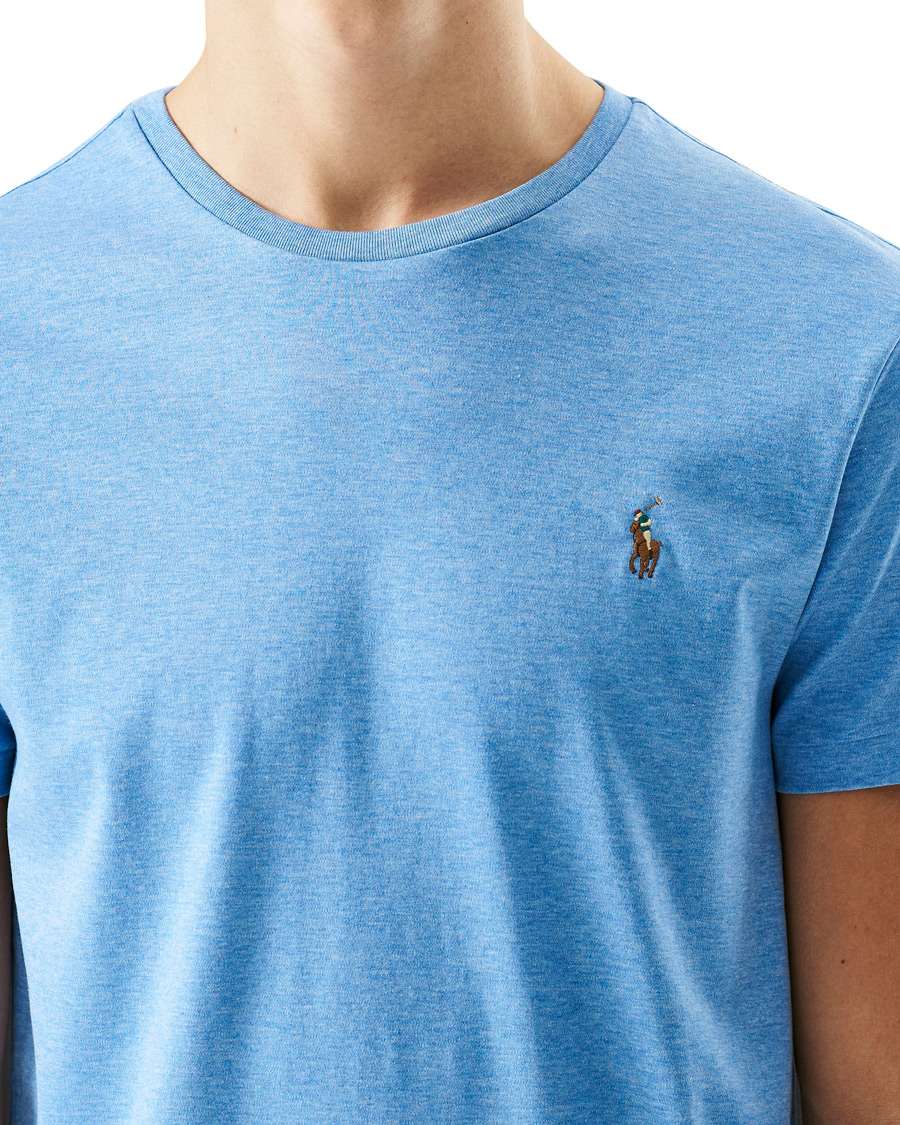 Men | T-Shirts | Polo Ralph Lauren | Luxury Pima Cotton Crew Neck Tee Soft Royal Heather