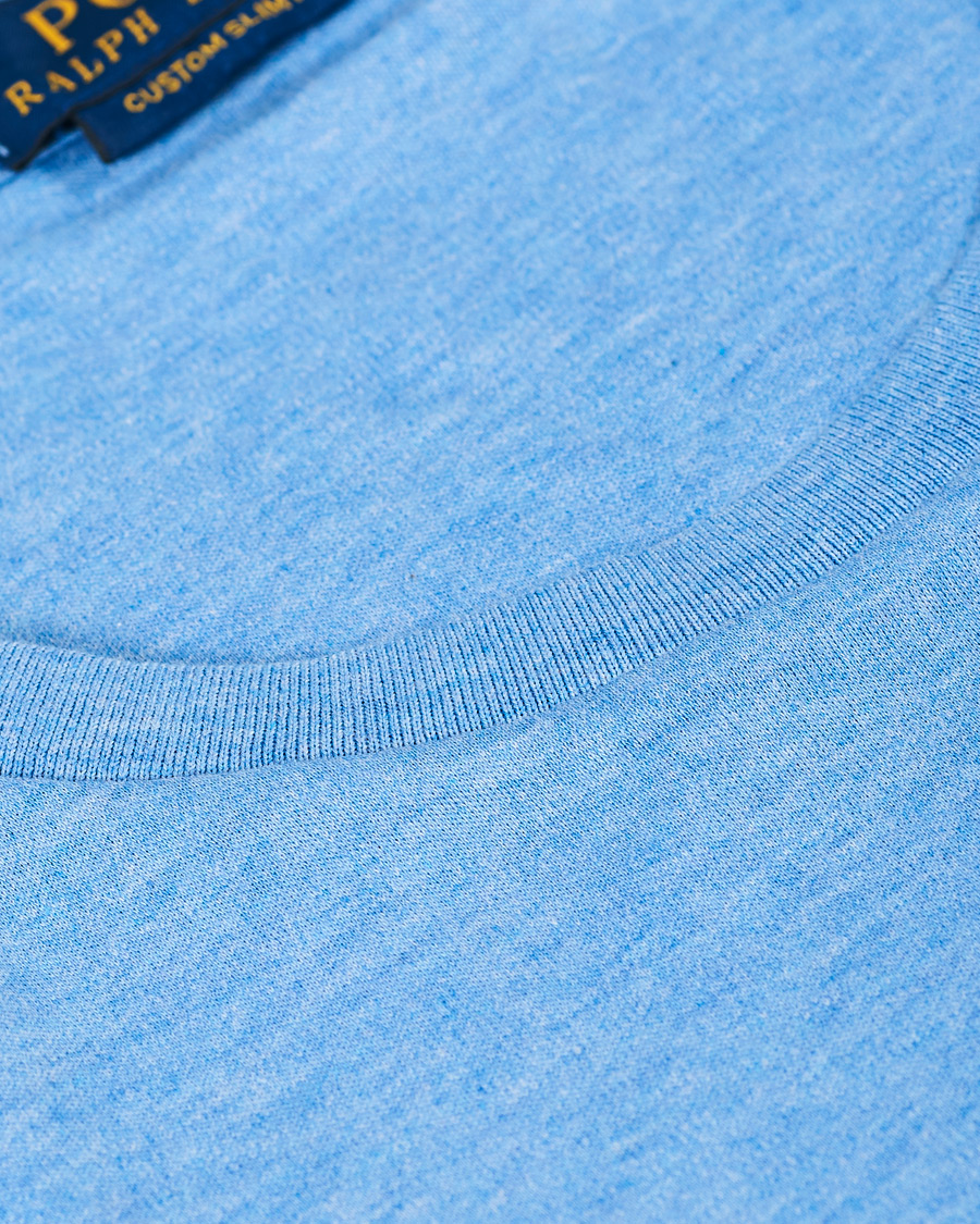 Men | T-Shirts | Polo Ralph Lauren | Luxury Pima Cotton Crew Neck Tee Soft Royal Heather