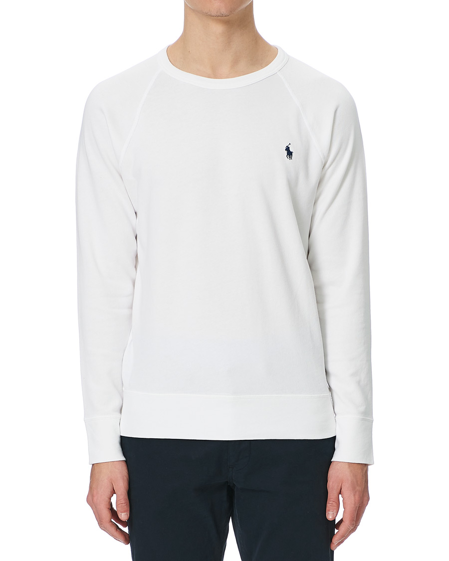 Men | Sweaters & Knitwear | Polo Ralph Lauren | Spa Terry Sweatshirt White
