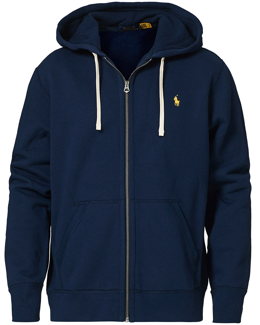 Men | Sweaters & Knitwear | Polo Ralph Lauren | Athletic Fleece Full-Zip Hoodie Cruise Navy