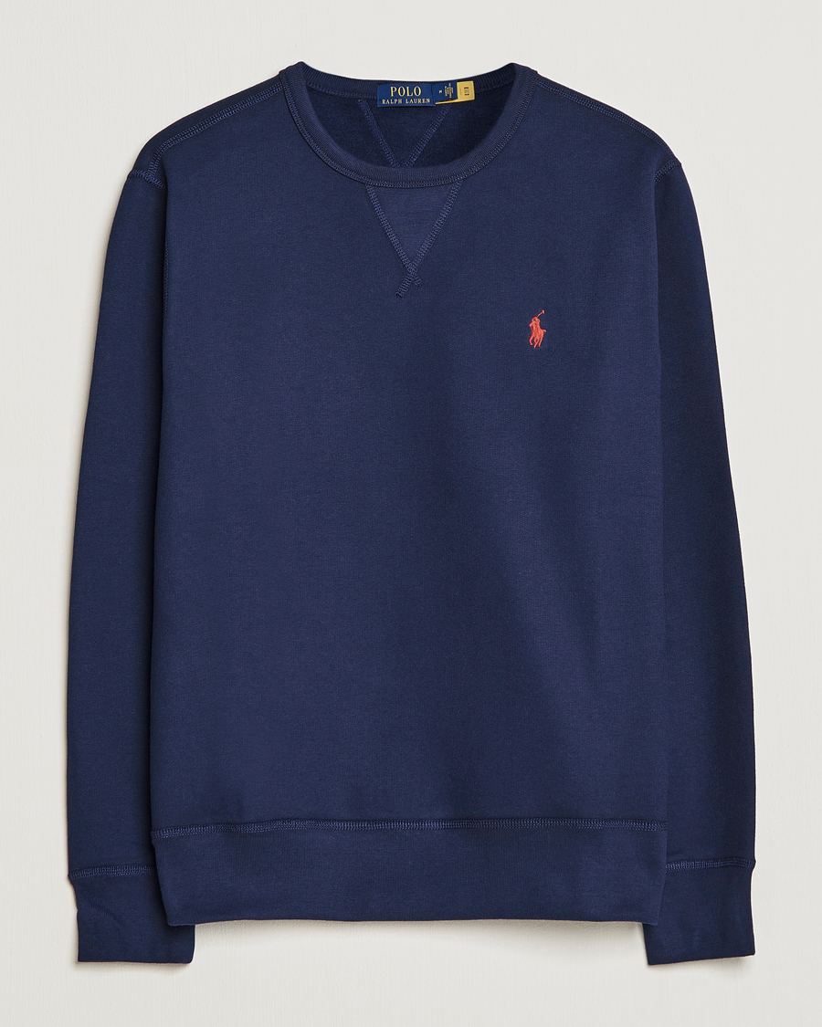 Men | Sweaters & Knitwear | Polo Ralph Lauren | Crew Neck Sweatshirt Cruise Navy