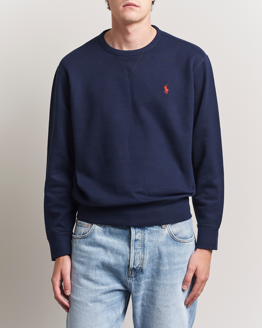 Men | Sweaters & Knitwear | Polo Ralph Lauren | Crew Neck Sweatshirt Cruise Navy