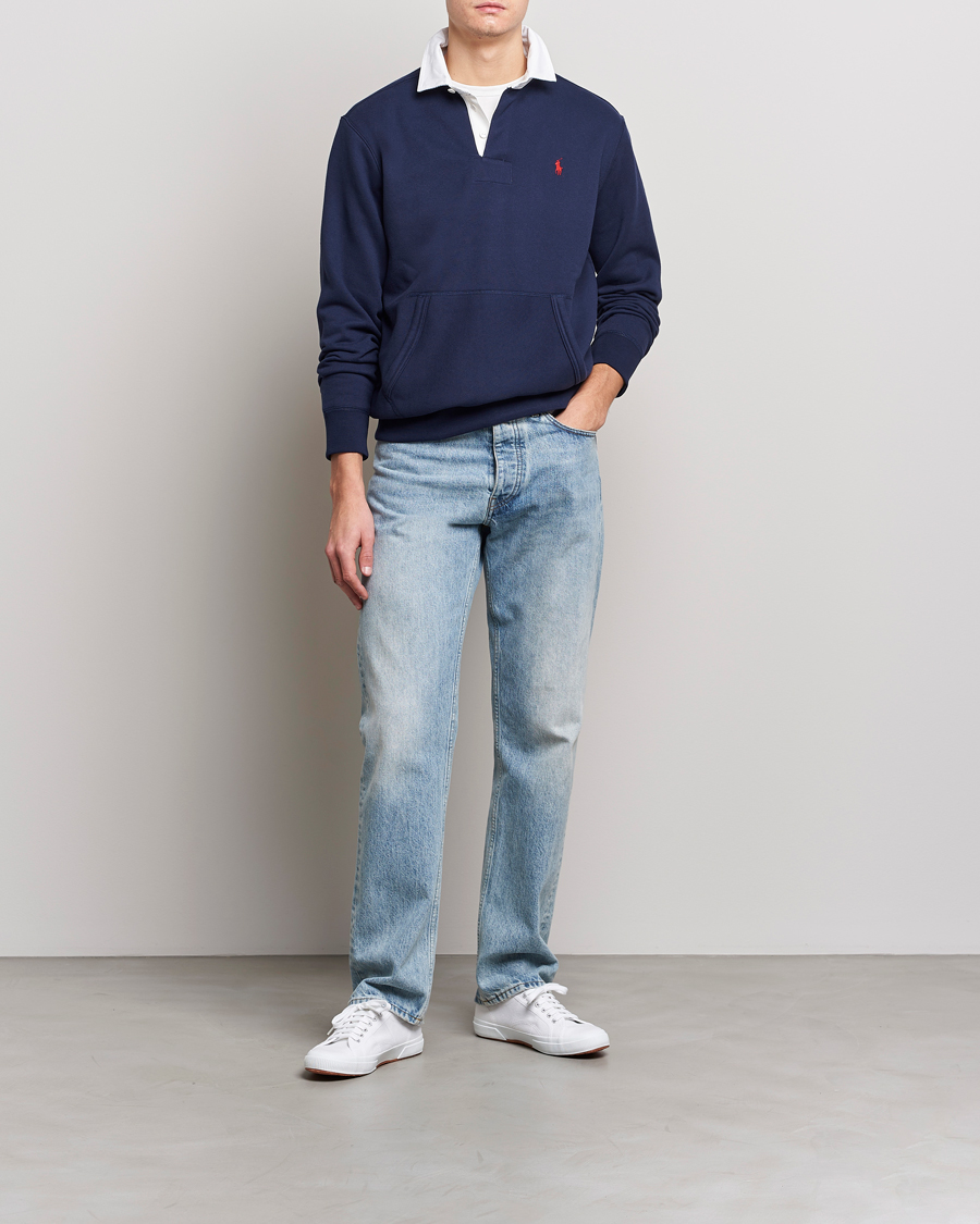 Men | Sweaters & Knitwear | Polo Ralph Lauren | Magic Fleece Rugger Cruise Navy
