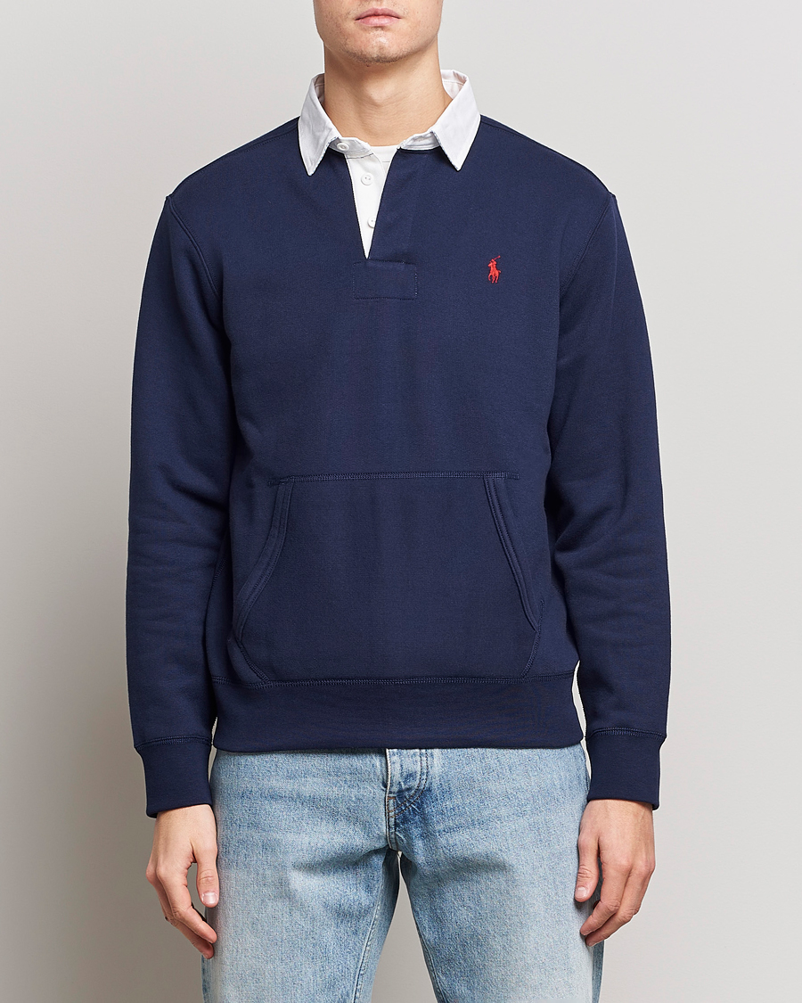 Men | Sweaters & Knitwear | Polo Ralph Lauren | Magic Fleece Rugger Cruise Navy