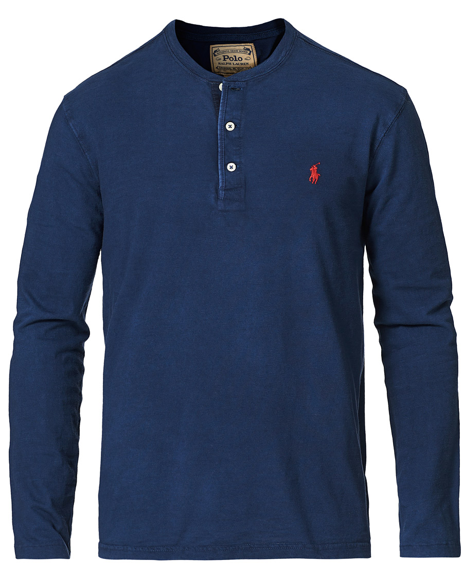 Men | Sweaters & Knitwear | Polo Ralph Lauren | Slub Jersey Henley Cruise Navy