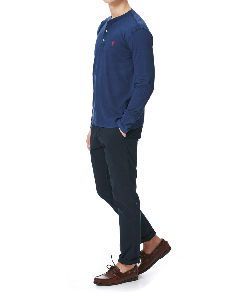 Men | Sweaters & Knitwear | Polo Ralph Lauren | Slub Jersey Henley Cruise Navy