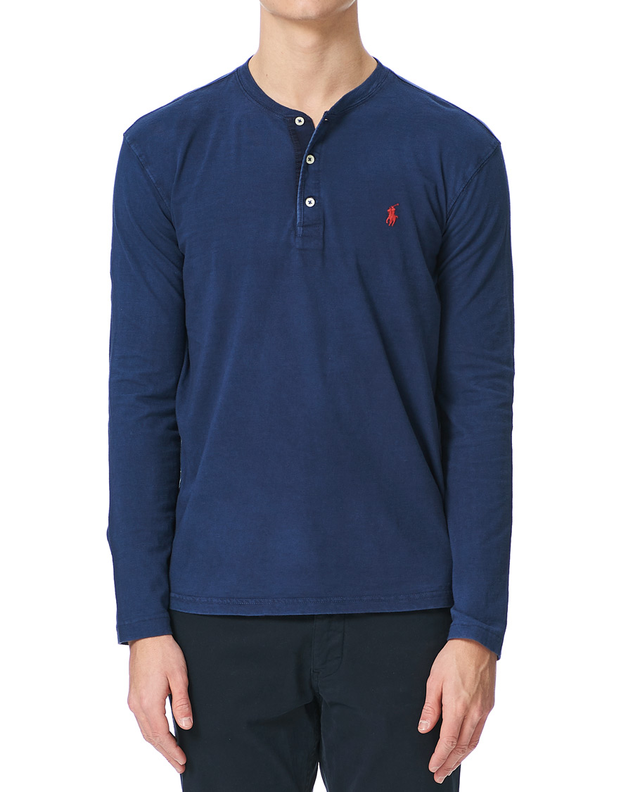 Men | Sweaters & Knitwear | Polo Ralph Lauren | Slub Jersey Henley Cruise Navy