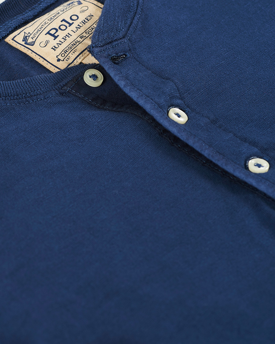 Men | Sweaters & Knitwear | Polo Ralph Lauren | Slub Jersey Henley Cruise Navy