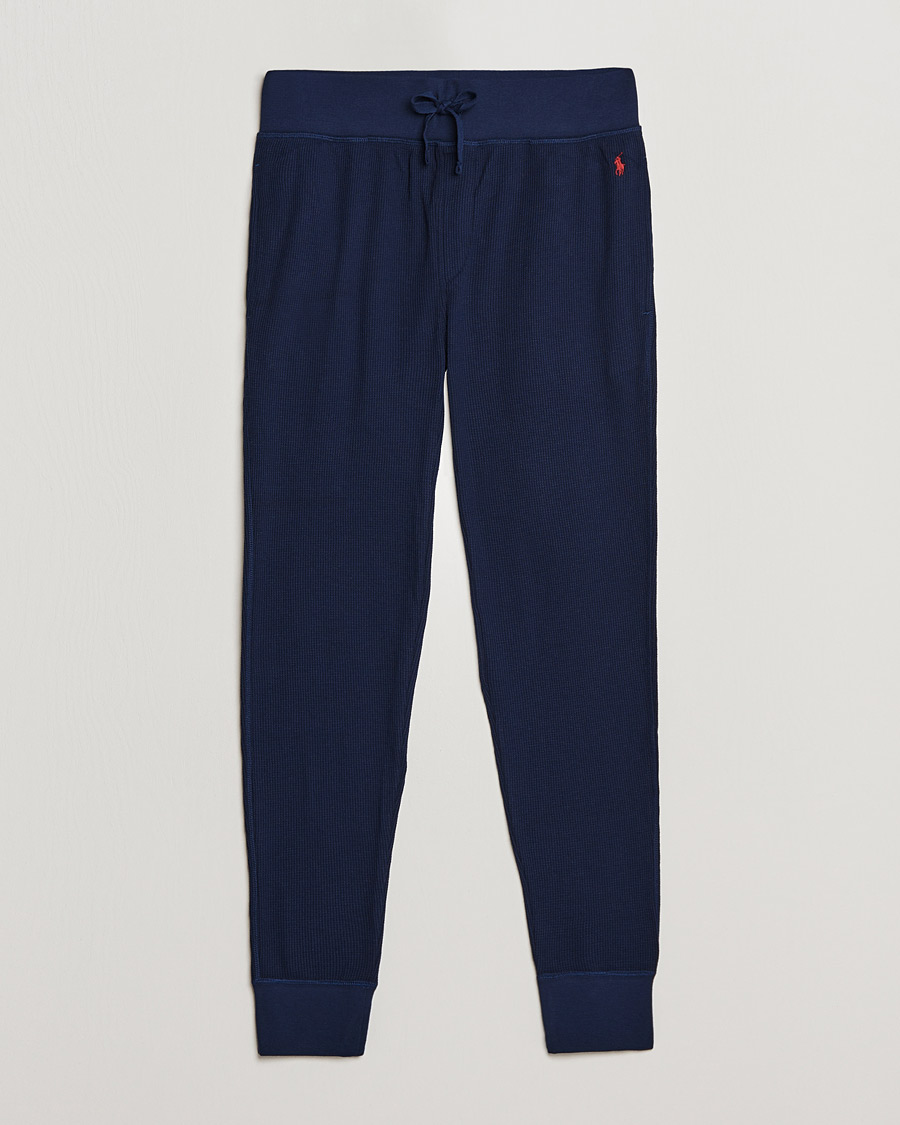 Men | Trousers | Polo Ralph Lauren | Waffle Sweat Pants Cruise Navy
