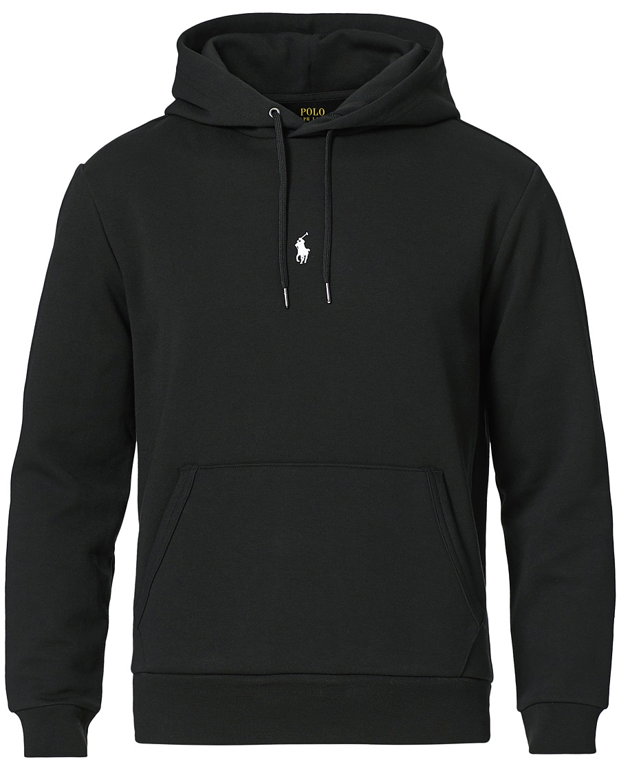 Men | Sweaters & Knitwear | Polo Ralph Lauren | Chest Logo Hoodie Black