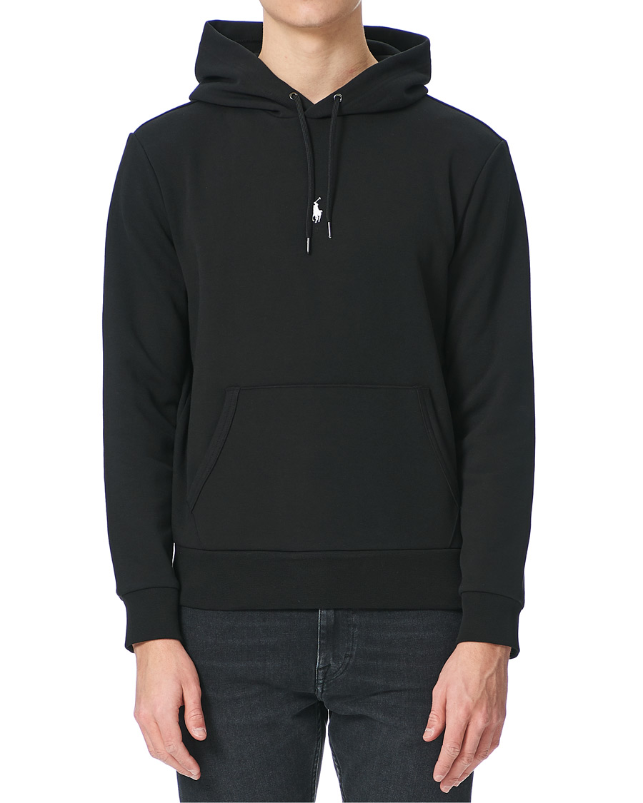 Men | Sweaters & Knitwear | Polo Ralph Lauren | Chest Logo Hoodie Black