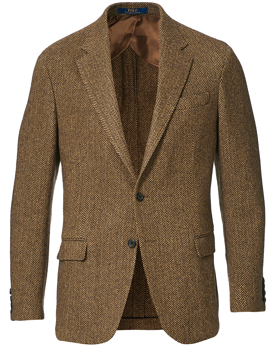 Men | Blazers | Polo Ralph Lauren | Herringbone Blazer Brown